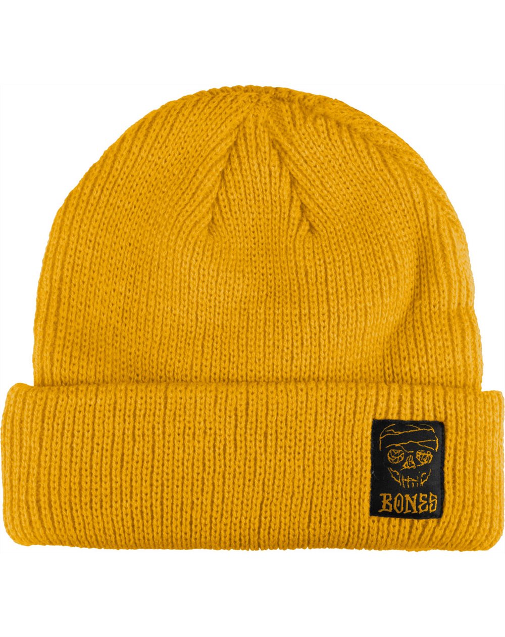 Bones Wheels Black & Gold Beanie (Gold)