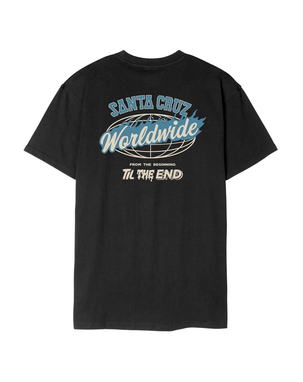 Santa Cruz Men's T-Shirt TTE Worldwide (Black)