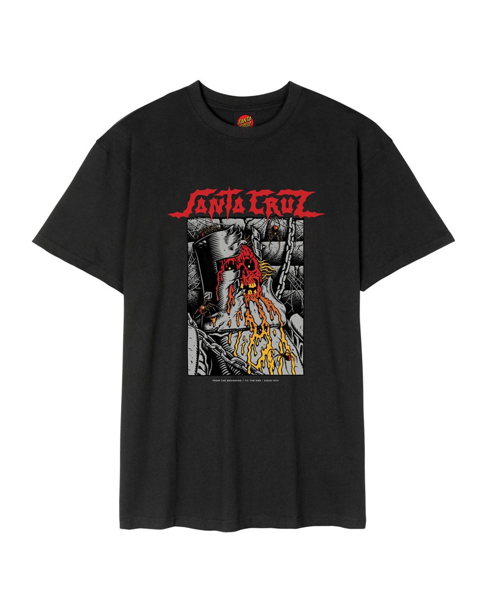 Santa Cruz T-Shirt Homme Pace Dungeon Front (Black)