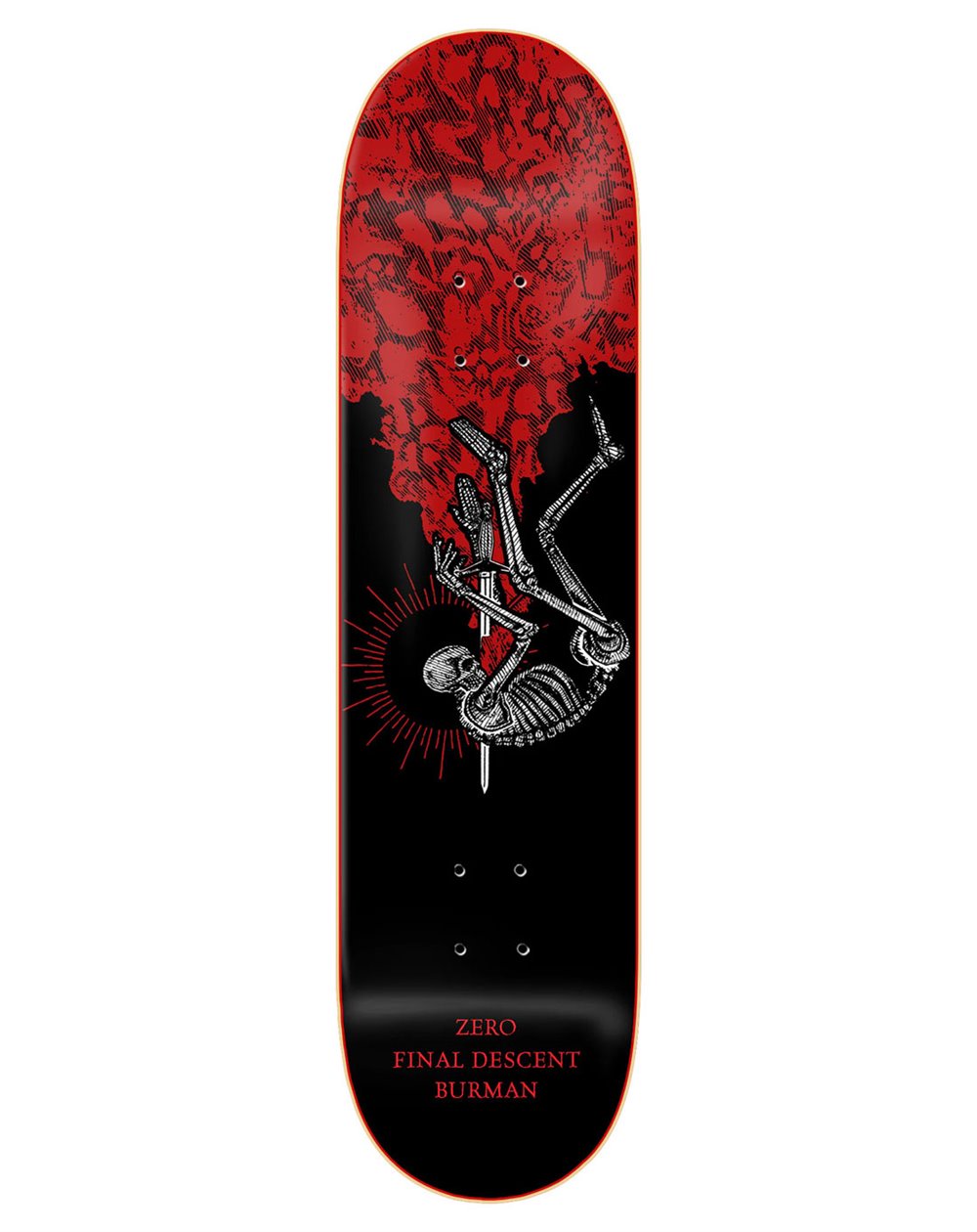 Zero Skateboard Deck Final Descent (Burman) 8.25"