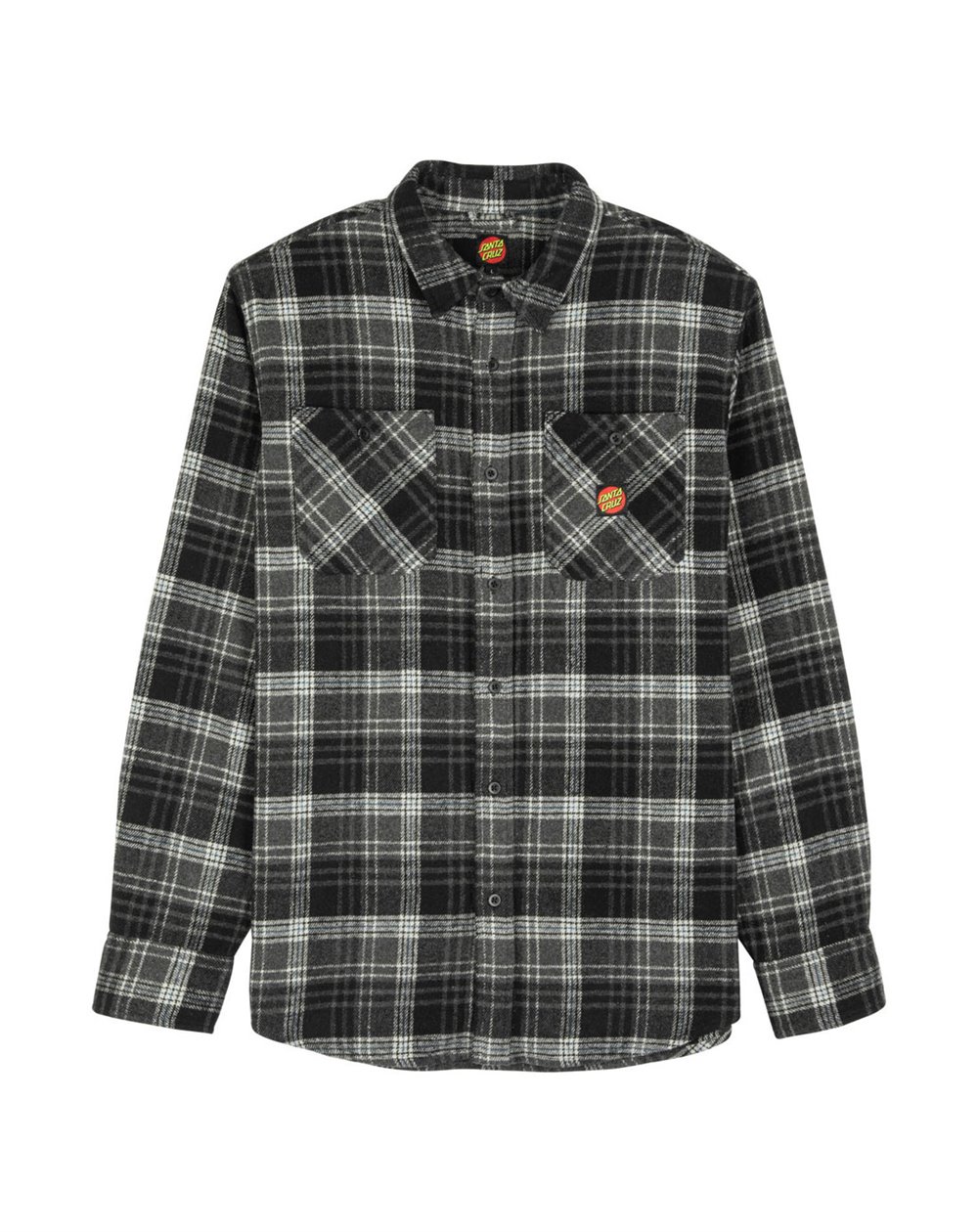 Santa Cruz Camicia Uomo Apex (Black Check)