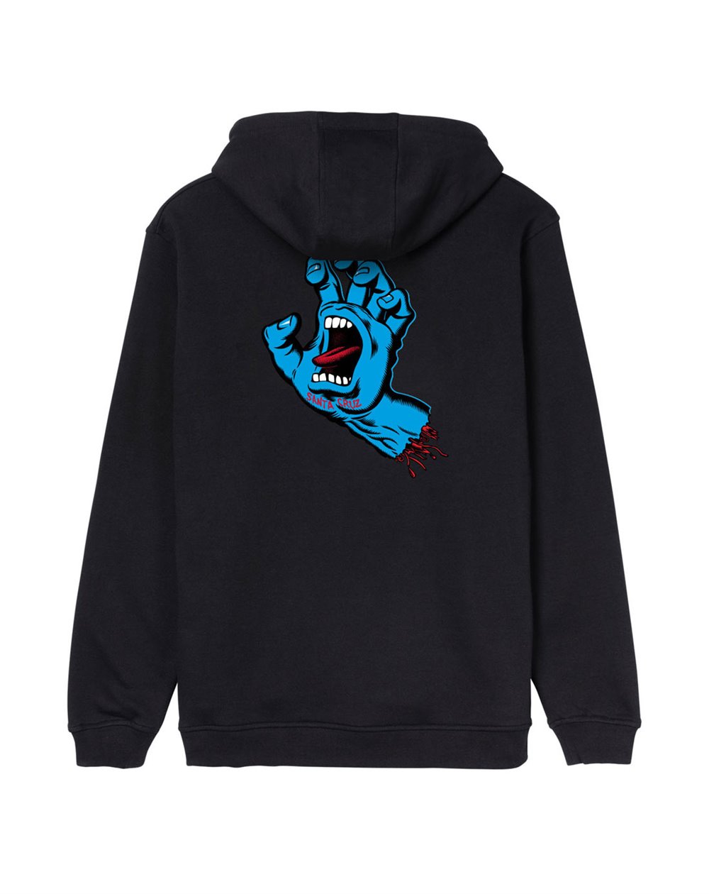 Santa Cruz Sweat à Capuche Homme Screaming Hand Chest (Black)