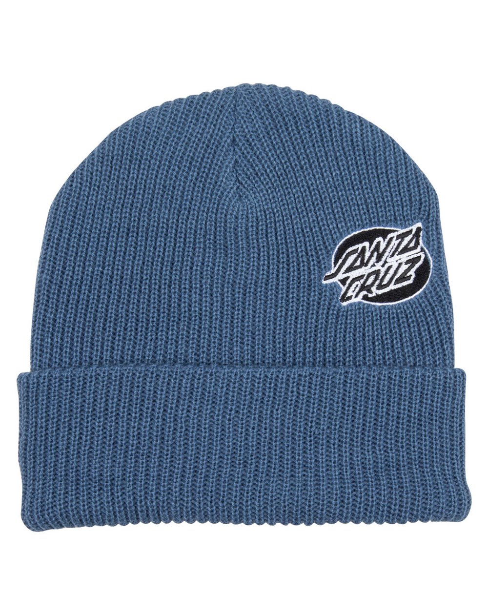 Santa Cruz Mono Lined Oval Dot Dusty Blue Beanie