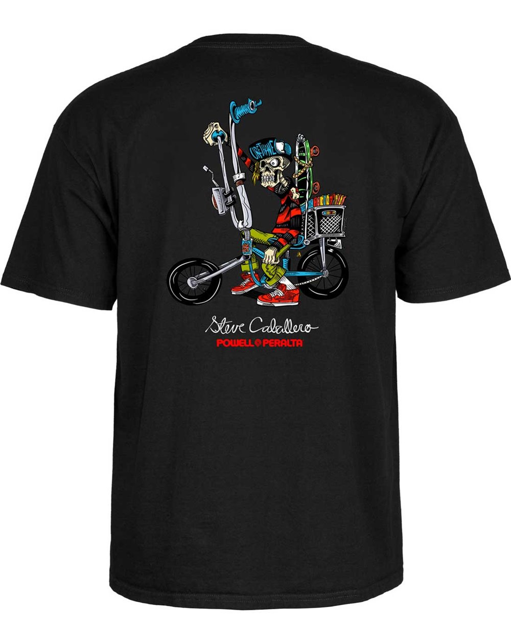 Powell Peralta Camiseta Steve Caballero Chopper Bike (Black)