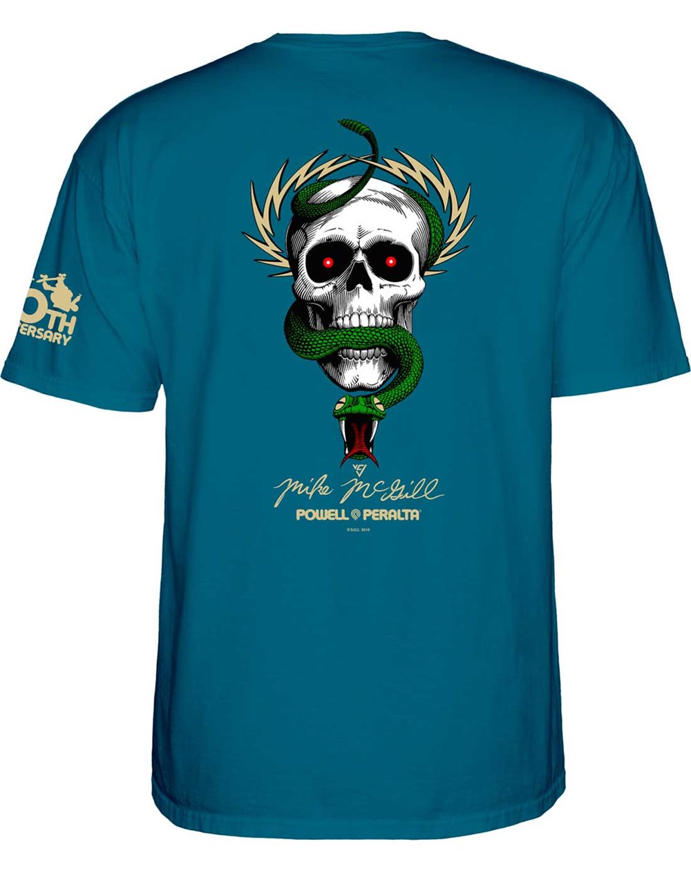 Powell Peralta Camiseta Mike McGill 40th Anniversary McTwist (Galapagos Blue)