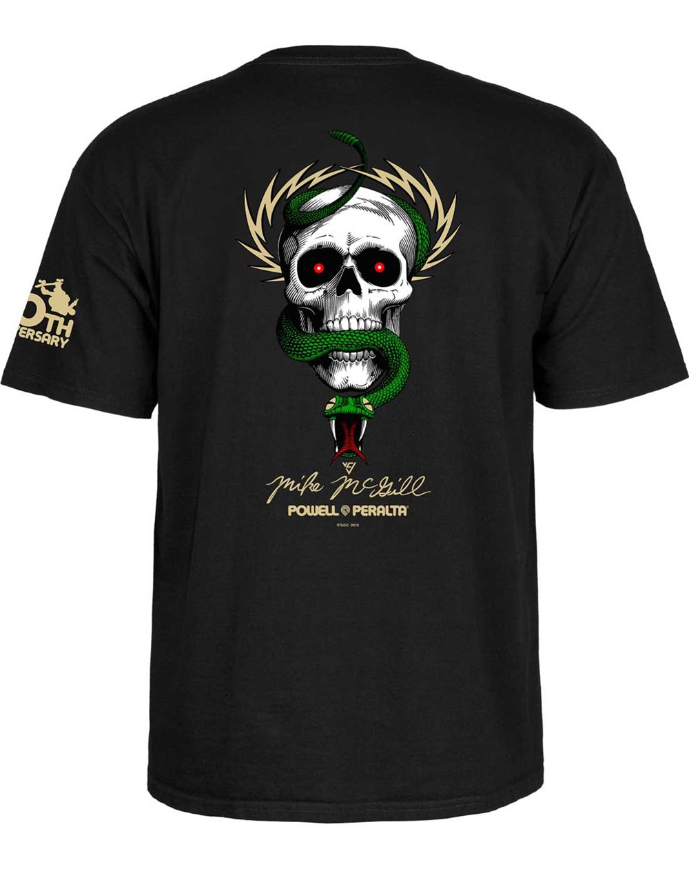 Powell Peralta Camiseta Mike McGill 40th Anniversary McTwist (Black)