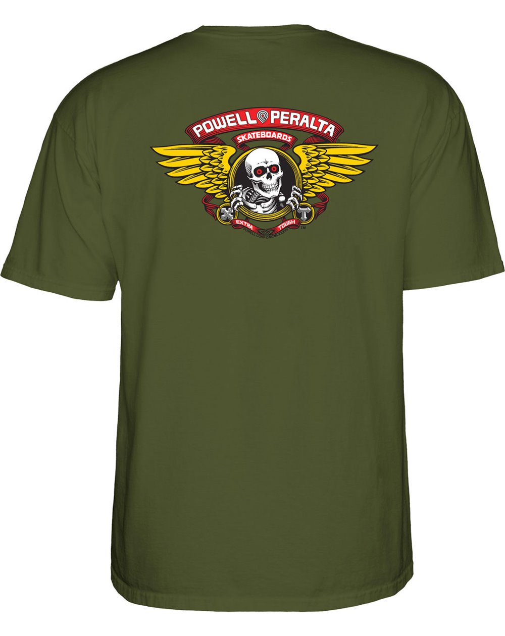 Powell Peralta Camiseta Winged Ripper (Military Green)