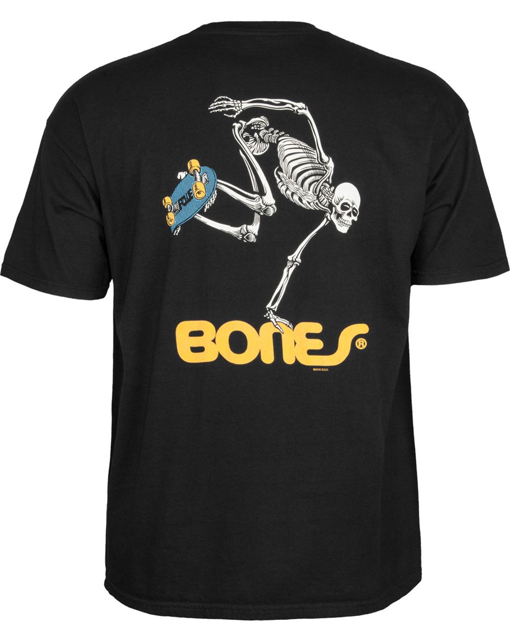 Powell Peralta Camiseta Skateboard Skeleton (Black)