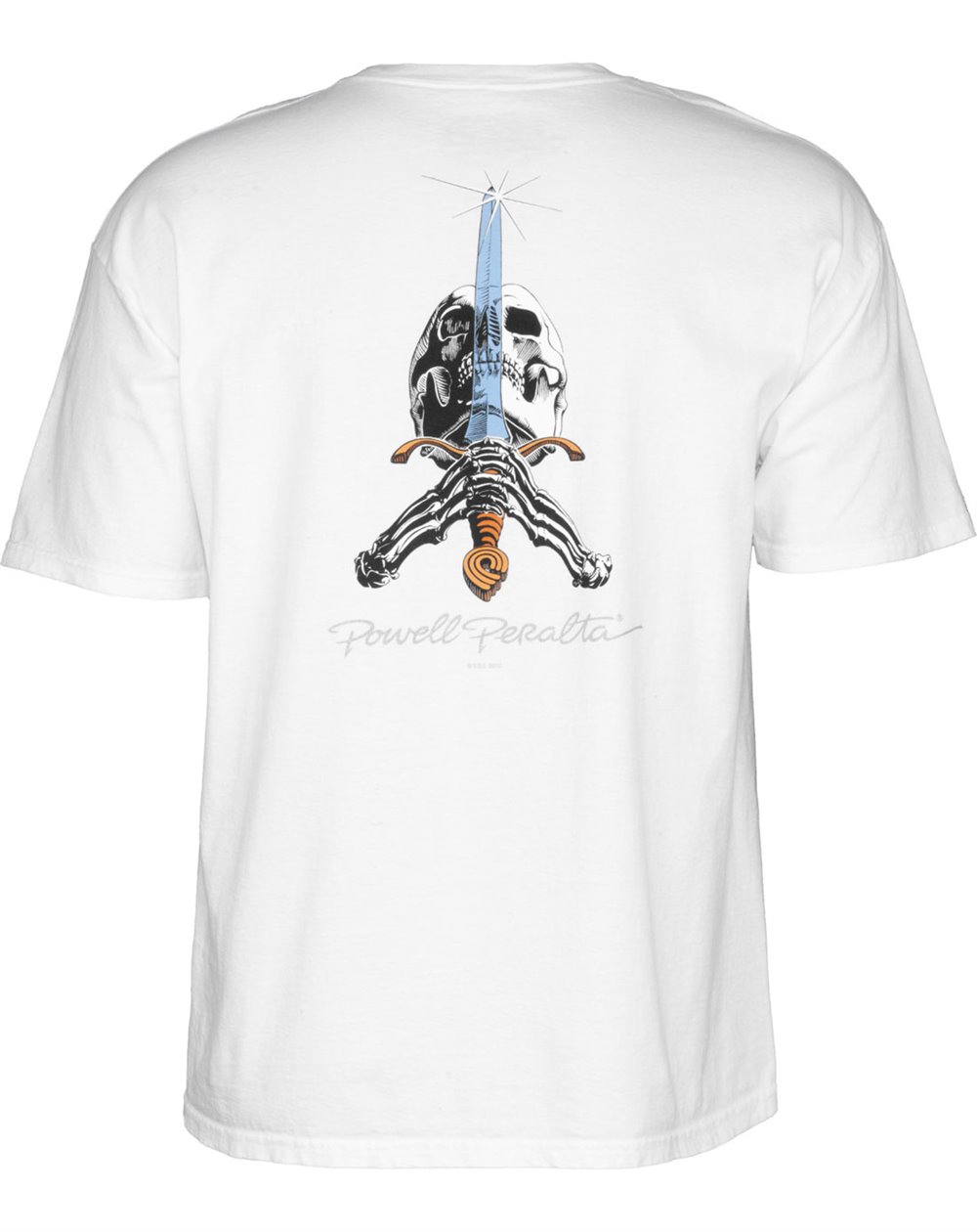 Powell Peralta Camiseta Skull and Sword (White)