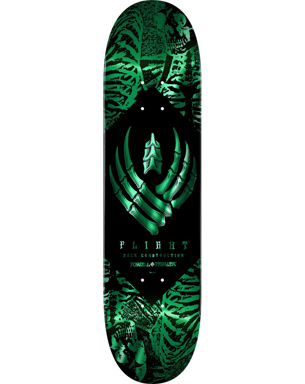 Powell Peralta Planche de Skate Skeleton Foil Flight 8.13" (Teal)