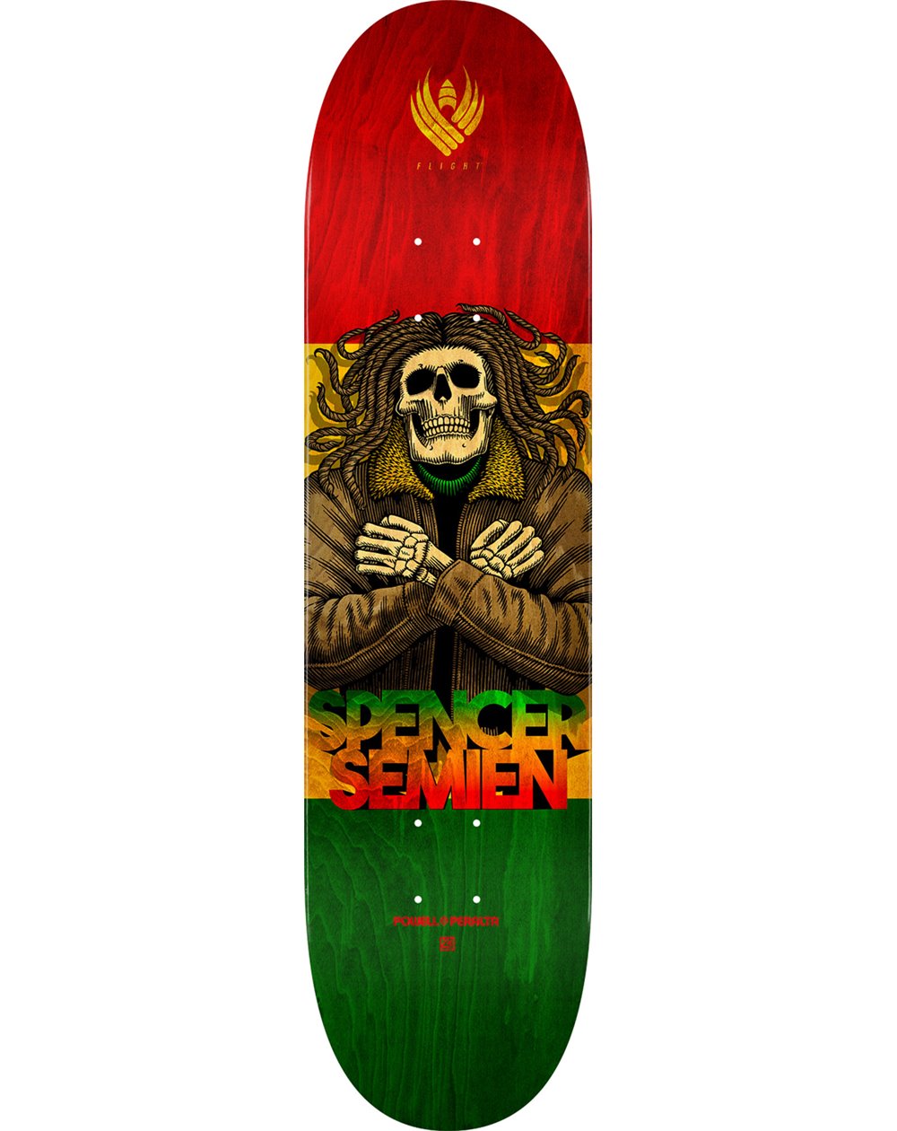 Powell Peralta Planche de Skate Spencer Semien Dreads Flight 8.25"