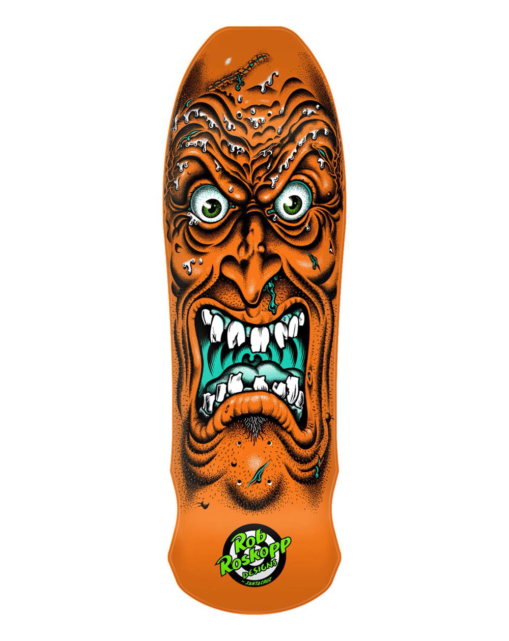 Santa Cruz Planche de Skate Roskopp Face Reissue 9.5" (Orange)