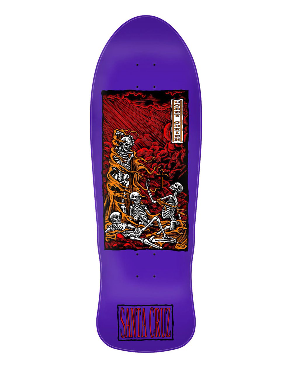 Santa Cruz Skateboard Deck Corey O'Brien Purgatory Reissue 9.85"