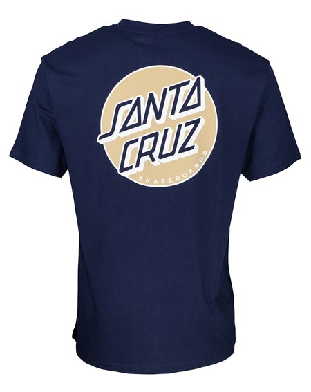 Santa Cruz Men s T Shirt Missing Dot Dark Navy