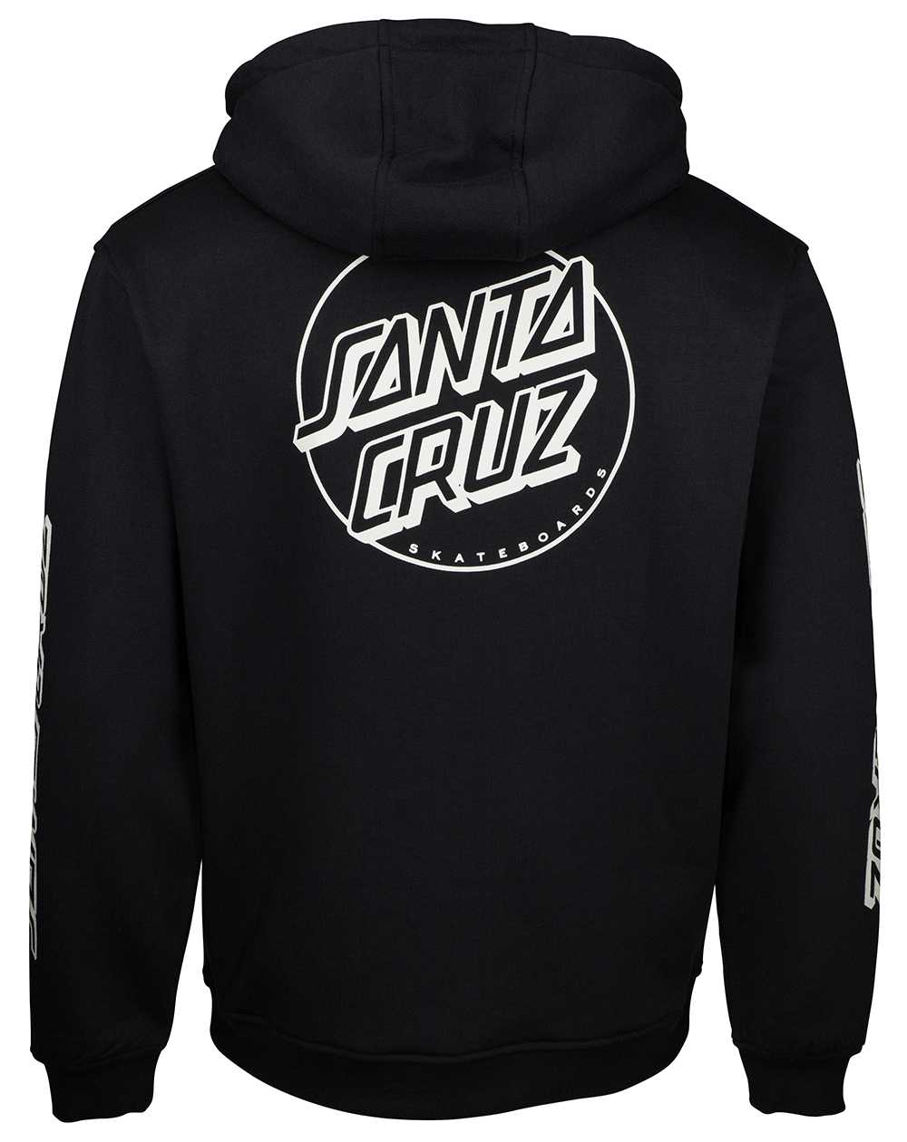 Santa Cruz Opus Dot Stripe Sweat à Capuche Homme Black