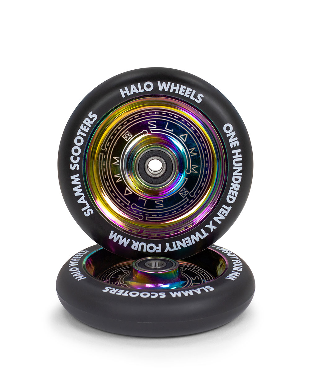 Slamm Scooters Neochrome 110mm Halo Deep Dish Scooter Wheel