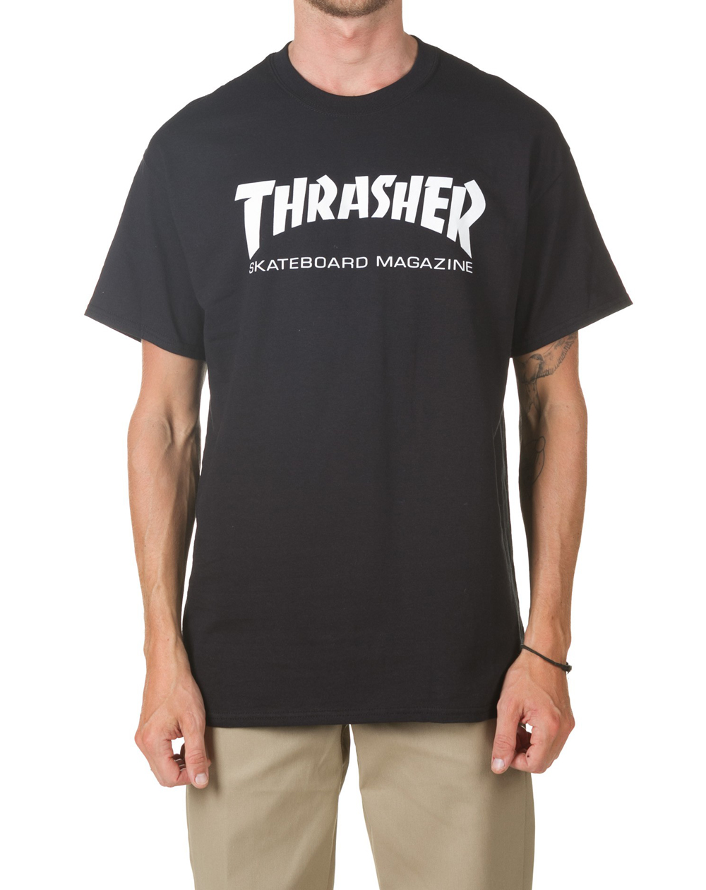 Skate Mag Thrasher T-Shirt (Black) for Men | Xtreme
