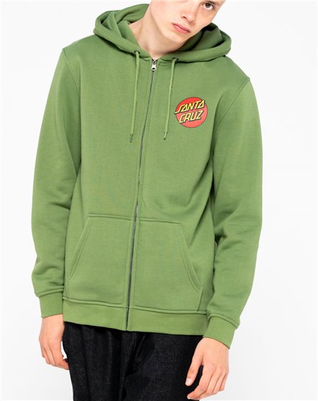 zip up santa cruz moletom com capuz