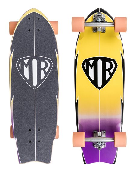 QUIKSILVER MARK RICHARDS EDITION RETRO CRUISER SKATEBOARD- PURPLE