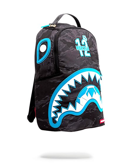 blue sprayground backpack